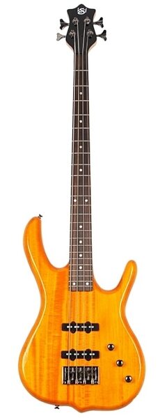 open zoom image for Ken Smith Design Burner Ignition Electric Bass, Transparent Amber
