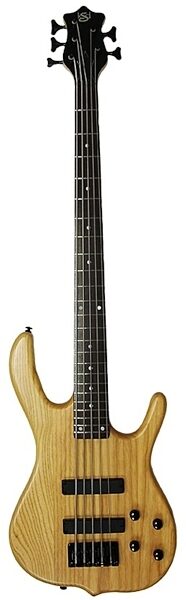 open zoom image for Ken Smith Design Burner Standard 5-String Electric Bass, Natural