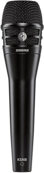 open zoom image for Shure KSM8 Dualdyne Cardioid Dynamic Vocal Microphone, Black, KSM8/B, Black