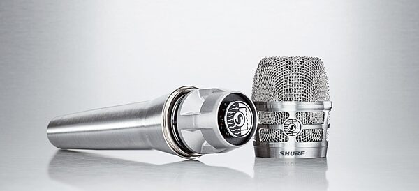 open zoom image for Shure KSM8 Dualdyne Cardioid Dynamic Vocal Microphone, Nickel, KSM8/N, Nickel Glamor View