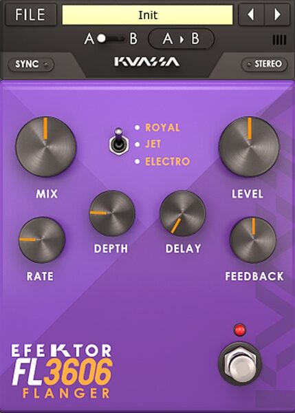 open zoom image for Kuassa Efektor FL3606 Flanger Plug-in Software, Digital Download, Action Position Back