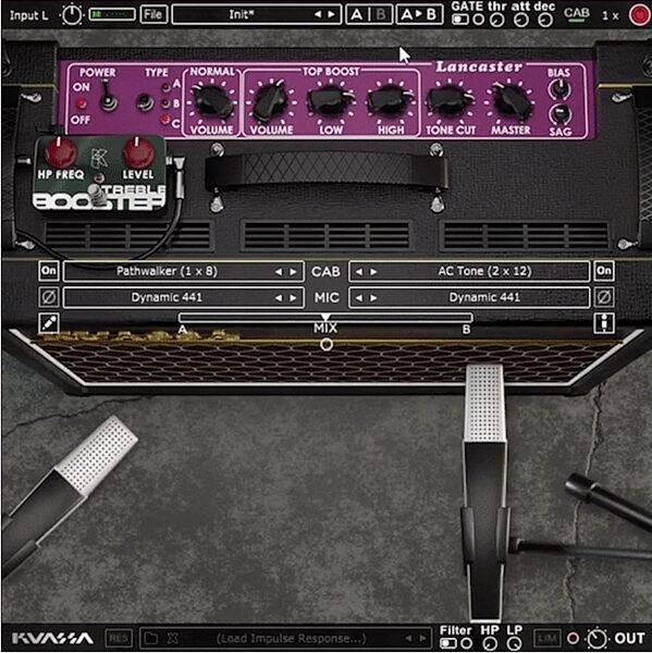 open zoom image for Kuassa Amplifikation Lancaster Plug-in Software, Digital Download, Screenshot Front