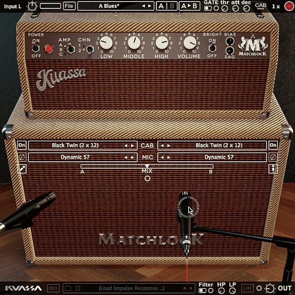 open zoom image for Kuassa Amplifikation Matchlock Plug-in Software, Digital Download, Screenshot Front