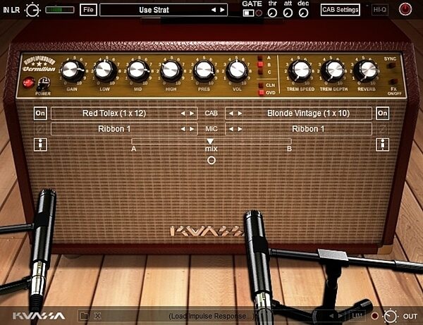 open zoom image for Kuassa Amplifikation Vermilion Plug-in Software, Digital Download, Screenshot Front