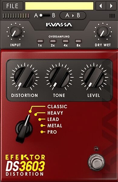 open zoom image for Kuassa Efektor DS3603 Distortion Plug-in Software, Digital Download, Action Position Back