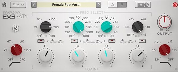 open zoom image for Kuassa EVE-AT1 Audio Effect Plug-in Software, Digital Download, Action Position Back
