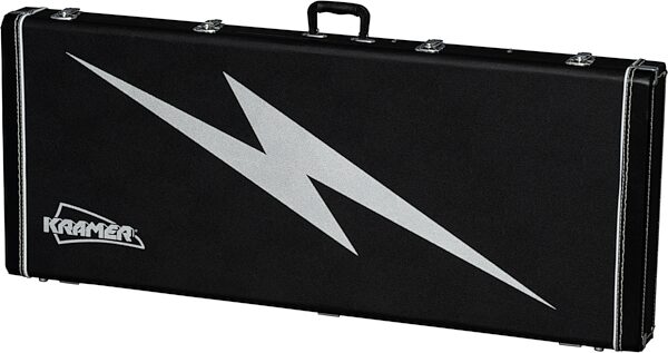 open zoom image for Kramer Lzzy Hale Voyager Electric Guitar (with Case), Black Diamond Holographic Sparkle, Open Box (Very Good), View
