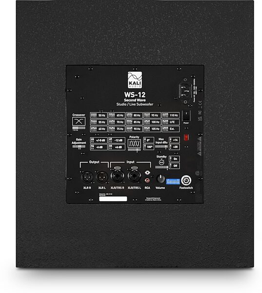 open zoom image for Kali Audio WS-12 V2 Powered Studio/PA Subwoofer, Single Speaker, Action Position Back