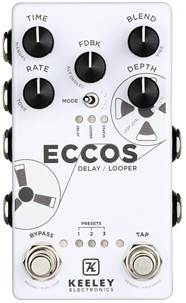 open zoom image for Keeley ECCOS Delay and Looper Pedal, New, main
