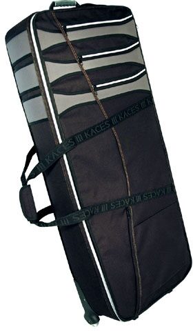 open zoom image for Kaces III KKP11KB Porter Rolling Keyboard Bag, Main