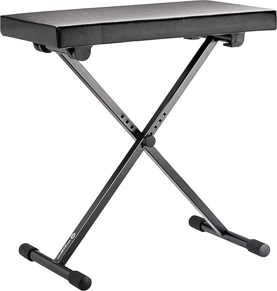 open zoom image for K&M 14065 Keyboard Bench, Black, Action Position Back