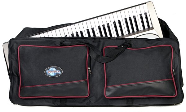 open zoom image for World Tour Deluxe Keyboard Gig Bag, With a Keyboard Inside