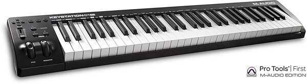open zoom image for M-Audio Keystation 61 MK3 USB MIDI Controller, 61-Key, New, Angled Front