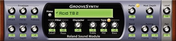 open zoom image for Cakewalk Kinetic Electronic Music Studio Software (Windows), GrooveSynth 1