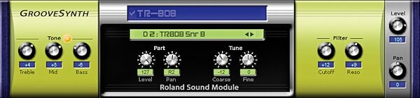 open zoom image for Cakewalk Kinetic Electronic Music Studio Software (Windows), GrooveSynth 2