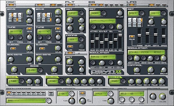 open zoom image for Cakewalk Kinetic Electronic Music Studio Software (Windows), PSYNII