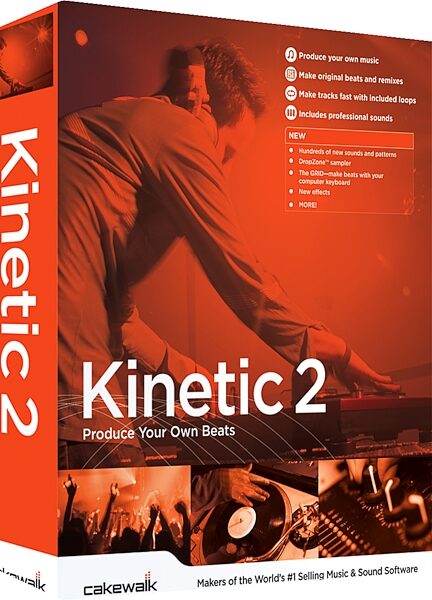open zoom image for Cakewalk Kinetic Electronic Music Studio Software (Windows), Box