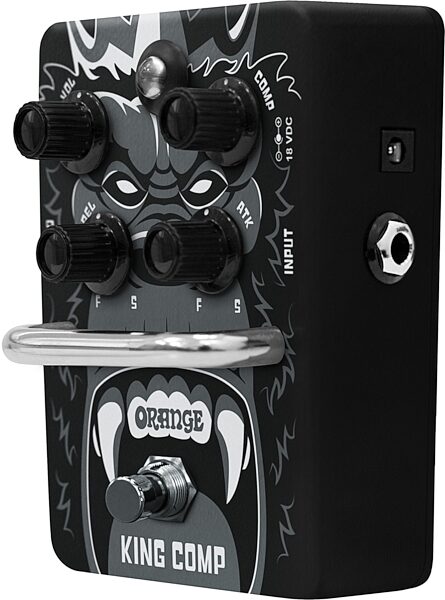 open zoom image for Orange King Comp Class A VCA Compressor Pedal, New, Action Position Back