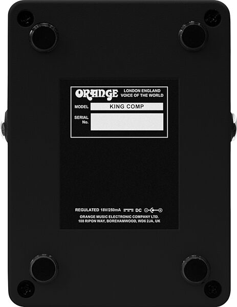 open zoom image for Orange King Comp Class A VCA Compressor Pedal, New, Action Position Back