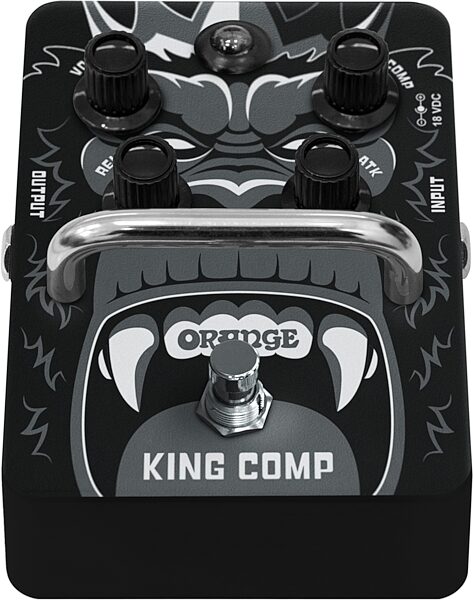 open zoom image for Orange King Comp Class A VCA Compressor Pedal, New, Action Position Back