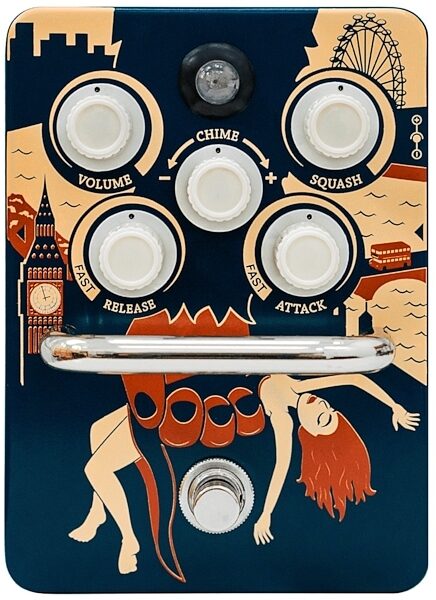 open zoom image for Orange Kongpressor Analog Class A Compression Pedal, New, Main