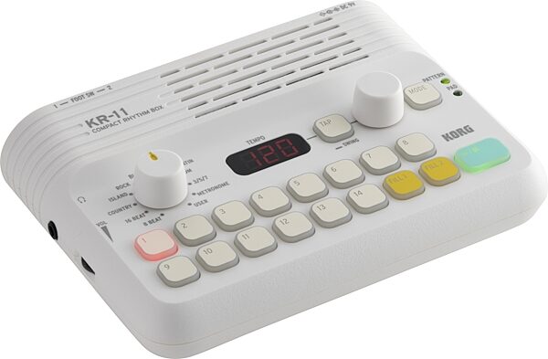 open zoom image for Korg KR-11 Rhythm Machine, New, Action Position Back