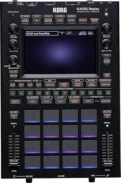 open zoom image for Korg KAOSS Replay Dynamic Effects Processor and Sampler, Open Box (Very Good), Action Position Back