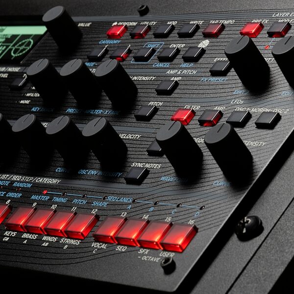 open zoom image for Korg Modwave M Wavetable Desktop Synthesizer Module, New, Action Position Back