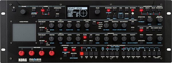 open zoom image for Korg Modwave M Wavetable Desktop Synthesizer Module, New, Action Position Back