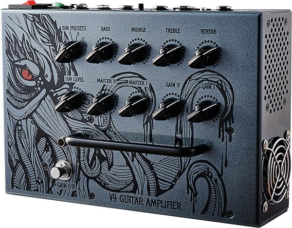 open zoom image for Victory V4 Kraken Pedalboard Guitar Amplifier (180 Watts), With Two Notes, Action Position Back