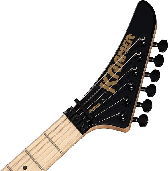 open zoom image for Kramer Baretta Custom Graphics Danger Zone Electric Guitar (with Gig Bag), Open Box (Good), Action Position Back
