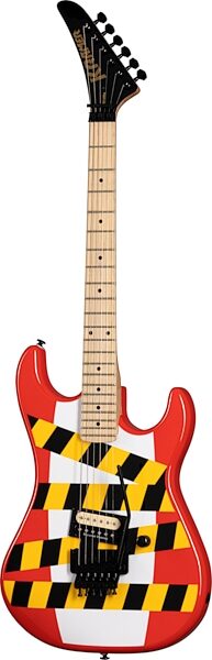 open zoom image for Kramer Baretta Custom Graphics Danger Zone Electric Guitar (with Gig Bag), Open Box (Good), Main