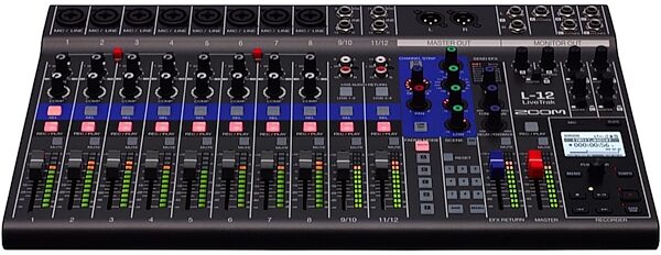 open zoom image for Zoom LiveTrak L-12 Digital Mixer, 12-Channel, New, Alt