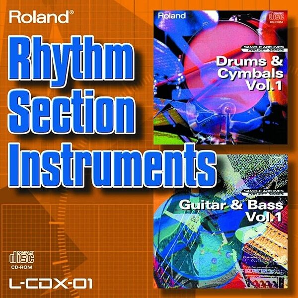 open zoom image for Roland LCDX01 Rhythm Section Instruments Sample Disc (Factory Re-Sealed), Main