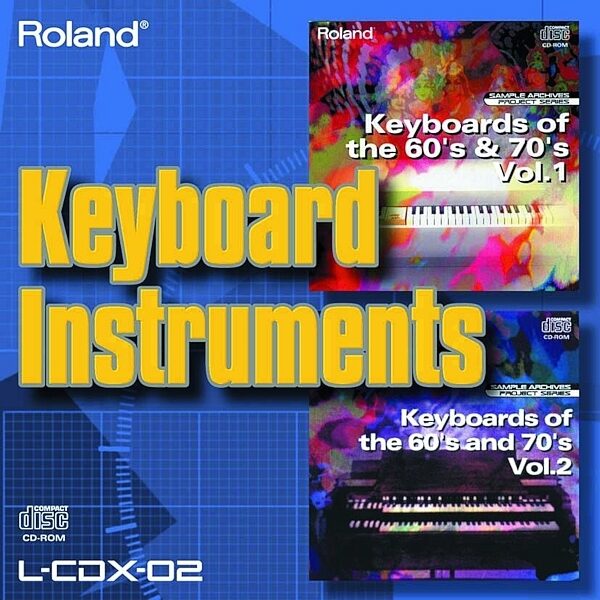 open zoom image for Roland LCDX02 Keyboard Instruments Sample Disc (Factory Re-Sealed), Main