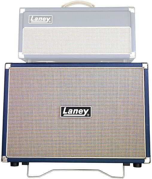 open zoom image for Laney Lionheart LT212 Guitar Speaker Cabinet (60 Watts, 2x12"), New, Shown with Optional L20H Head