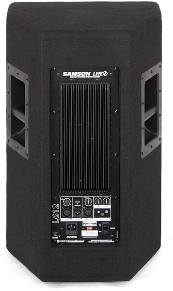 open zoom image for Samson Live 612 2-Way Active PA Speaker (300 Watts, 1x12 in.), Rear