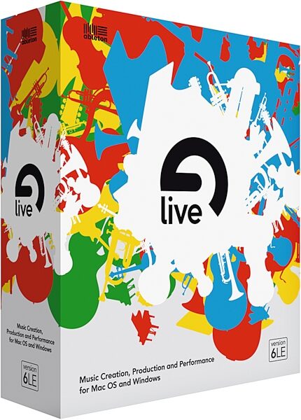 open zoom image for Ableton Live 6 LE Music Production Software (Macintosh and Windows), Main