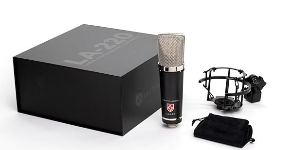 open zoom image for Lauten Audio LA-220 V2 Large-Diaphragm Condenser Microphone, New, Main with all components Front