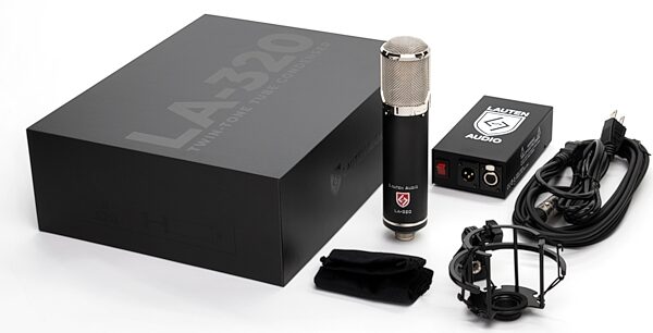 open zoom image for Lauten Audio LA-320 V2 Large-Diaphragm Tube Condenser Microphone, V2, Boxshot Front