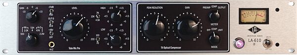 open zoom image for Universal Audio LA-610 Classic Tube Recording Channel Microphone Preamp, Main