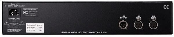 open zoom image for Universal Audio LA-610 MkII Classic Tube Microphone Preamplifier, New, Back