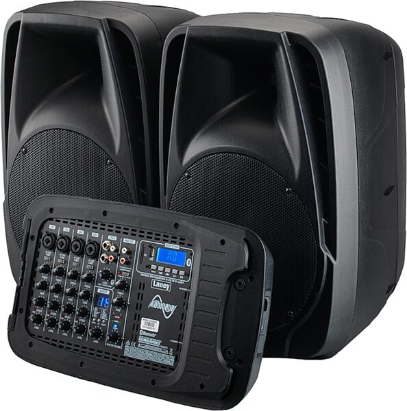 open zoom image for Laney AH2500D Compact 6-Channel PA System (2x500 Watts), Open Box (Like New), Angle