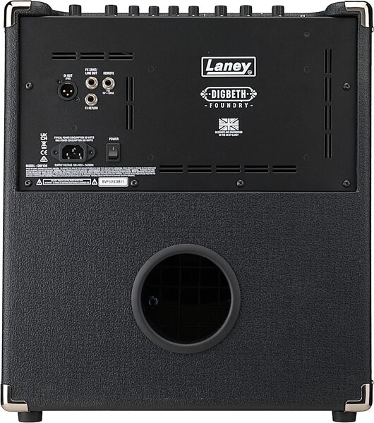 open zoom image for Laney DBF100 Digbeth Foundry Bass Combo Amplifier (100 Watts, 1x12"), New, Action Position Back