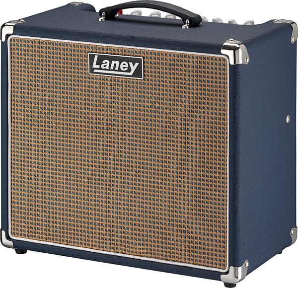 open zoom image for Laney Lionheart Foundry Combo Amplifier (60 Watts, 1x12"), Blue, Action Position Back
