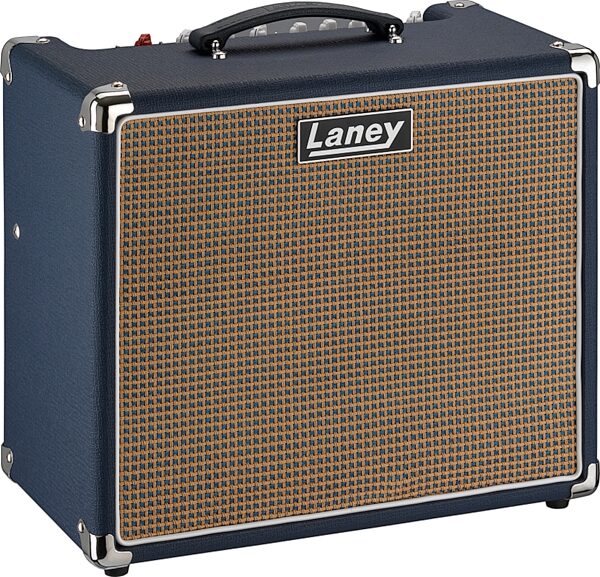 open zoom image for Laney Lionheart Foundry Combo Amplifier (60 Watts, 1x12"), Blue, Action Position Back