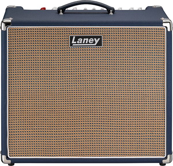 open zoom image for Laney LFSUPER60-112 Lionheart Foundry Guitar Combo Amplifier with Built-In Effects (60 Watts, 1x12"), Blue, Action Position Back