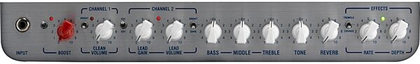 open zoom image for Laney LFSUPER60-112 Lionheart Foundry Guitar Combo Amplifier with Built-In Effects (60 Watts, 1x12"), Blue, Action Position Back