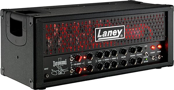 open zoom image for Laney BCC-TI100 Tony Iommi Signature Guitar Amplifier Head, New, Action Position Back