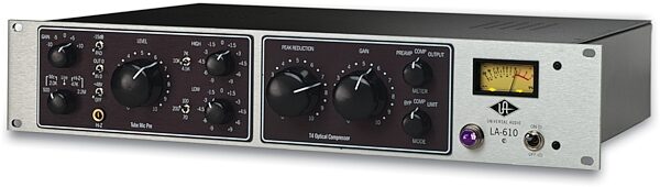 open zoom image for Universal Audio LA-610 Classic Tube Recording Channel Microphone Preamp, Angle